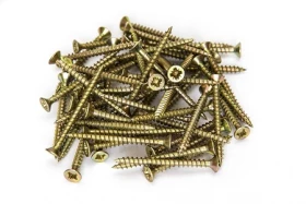 фото товара Саморезы жёлтые по дереву 41 мм